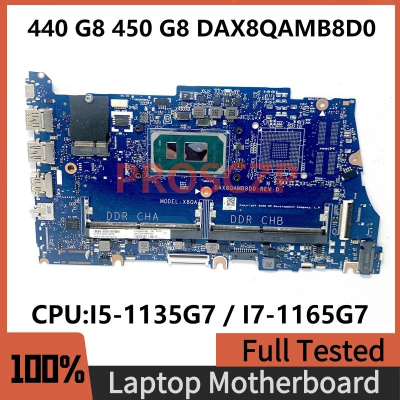 HP ProBook 440 G8 450 G8   , SRK05 I5-1135G7 / SRK02 I7-1165G7 CPU 100%, ü ׽Ʈ Ϸ, DAX8QAMB8D0 Ʈ 
